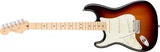 Fender - American Professional Stratocaster pour gaucher, touche en érable - Sunburst 3 couleurs