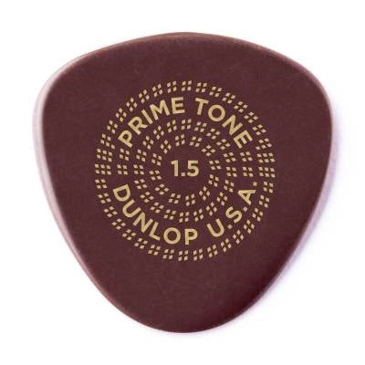 Dunlop - Primetone Semi Round Sculpted Plectra Picks (3 Pack) - 1.5mm