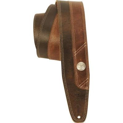 Levys - Two-Tone Veg Tan Leather Guitar Strap