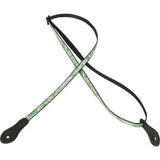 Sangle de mandoline/ukulélé Levys - Impression par sublimation en polyester - Verte