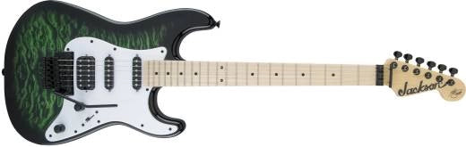 Jackson Guitars - Série X Signature Adrian Smith SDXQ, touche en érable, vert transparent