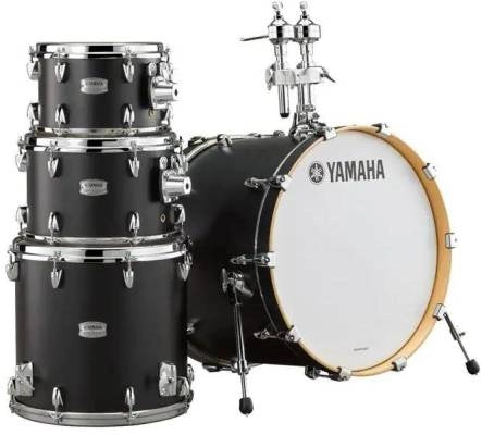 Yamaha - Tour Custom 4-Piece Shell Pack (20,10,12,14) - Licorice Satin