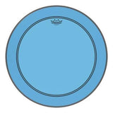 Peau de grosse caisse Remo Powerstroke P3 Colortone - Bleue - 24