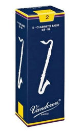 Vandoren - Anches traditionnelles pour clarinette basse (5/boîte) - 2 1/2