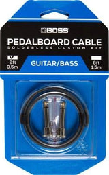 Kit de câbles pour pédalier sans soudure BOSS avec 2 connecteurs et câble de 60 cm.