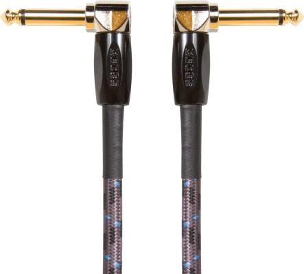 Câble d'instrument BOSS - Coude à angle droit 6,35 mm (1/4") - 30,5 cm (1 pi)