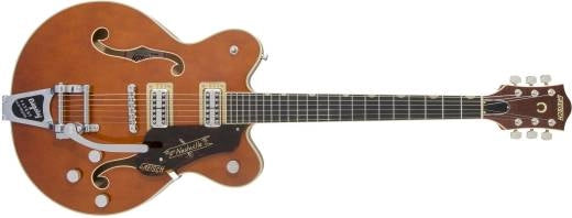 Guitares Gretsch - Guitare Nashville Center Block Double Cut G6620T Players Edition avec Bigsby à cordes traversantes et touche en ébène - Round-Up Orange