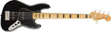 Squier - Classic Vibe 70s Jazz Bass V, touche en érable - Noir