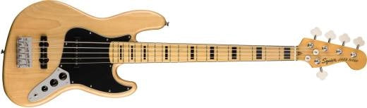 Squier - Classic Vibe 70s Jazz Bass V, touche en érable - Naturel