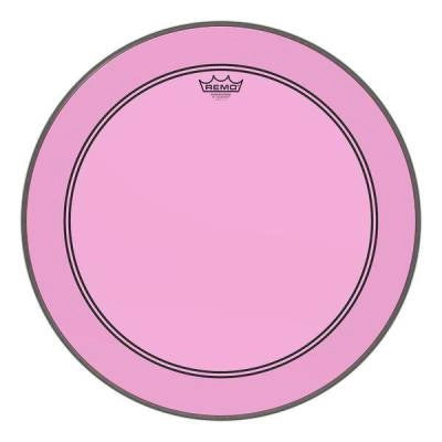 Peau de grosse caisse Remo - Powerstroke P3 Colortone - Rose - 24