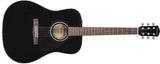 Fender - CD-60 Dreadnought avec étui - Noir