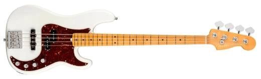 Fender - Basse américaine Ultra Precision, touche en érable - Arctic Pearl