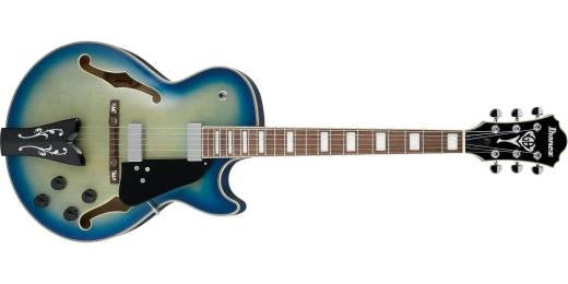 Ibanez - GB10EM George Benson Signature - Jet Blue Burst