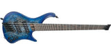 Ibanez - EHB1505MS Basse électrique 5 cordes multi-échelles - Pacific Blue Burst Flat