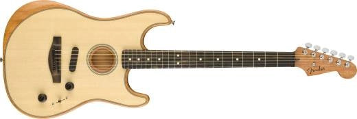 Fender - Acoustasonic Stratocaster, touche en ébène - Naturel