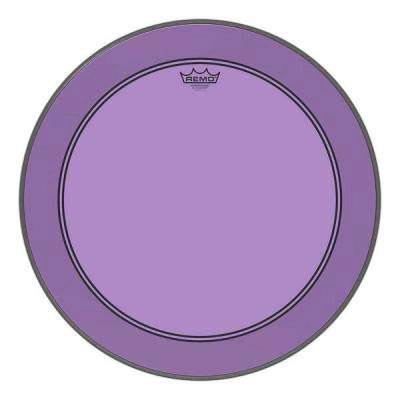 Peau de grosse caisse Remo - Powerstroke P3 Colortone - Violette - 16