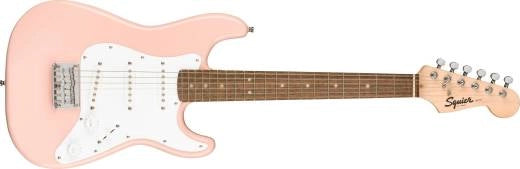 Squier - Mini Strat avec touche en laurier - Rose coquillage