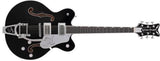 Guitares Gretsch - G6636T Players Edition Silver Falcon Center Block Double Cut avec Bigsby à cordes traversantes, micros FilterTron, noir