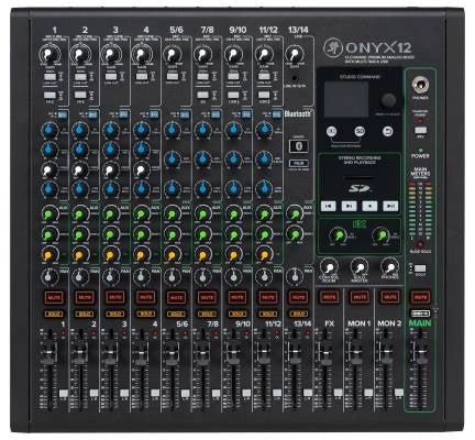 Mackie - Onyx12 12-Channel Analog Mixer with USB