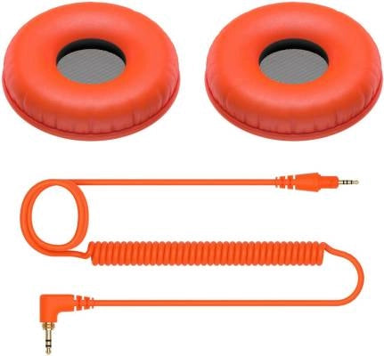 Pioneer DJ - Ear Pads & Cord for HDJ-CUE1 - Orange