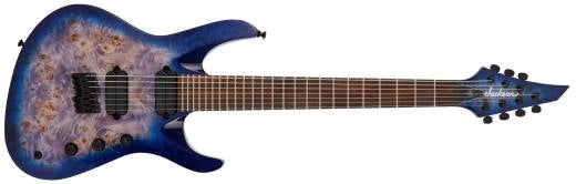Jackson Guitars - Pro Series Signature Chris Broderick Soloist HT7P, touche en laurier - Bleu transparent