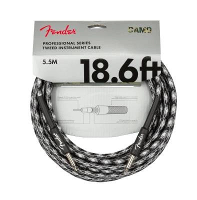 Câble d'instrument Fender - Série Professionnelle, 18,6 m, camouflage hivernal