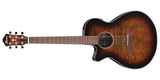 Ibanez - AEG70L Guitare électro-acoustique, pour gaucher - Tiger Burst High Gloss