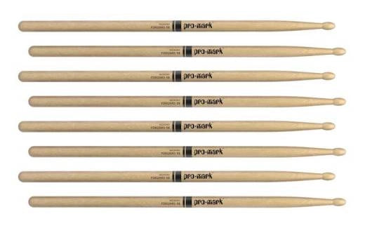 Promark - Baguettes de batterie en hickory laqué Forward (paquet de 4) - 5B