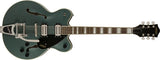 Guitares Gretsch - Guitare Streamliner G2622T à double découpe avec Bigsby et touche en laurier - Vert Stirling
