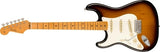 Fender - American Vintage II 1957 Stratocaster pour gaucher, touche en érable - Sunburst bicolore