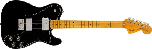Fender - American Vintage II 1975 Telecaster Deluxe, touche érable - Noir