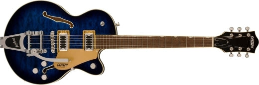 Guitares Gretsch - G5655T-QM Electromatic Center Block Jr. Single-Cut Érable matelassé avec Bigsby - Hudson Sky