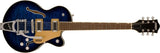 Guitares Gretsch - G5655T-QM Electromatic Center Block Jr. Single-Cut Érable matelassé avec Bigsby - Hudson Sky