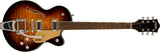 Guitares Gretsch - G5655T-QM Electromatic Center Block Jr. Single-Cut Érable matelassé avec Bigsby - Sweet Tea