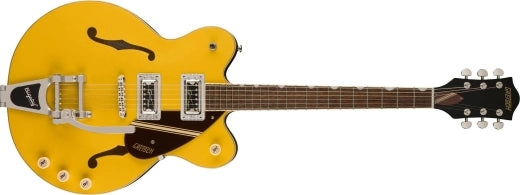 Guitares Gretsch - G2604T Édition limitée Streamliner Rally II Center Block avec Bigsby, touche en laurier - Bicolore jaune bambou/cuivre métallisé