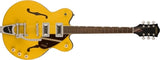 Guitares Gretsch - G2604T Édition limitée Streamliner Rally II Center Block avec Bigsby, touche en laurier - Bicolore jaune bambou/cuivre métallisé