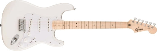 Squier - Sonic Stratocaster HT, touche en érable - Blanc arctique