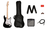 Squier - Pack Sonic Stratocaster avec Frontman 10G et housse de transport - Noir