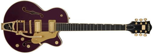 Guitares Gretsch - Broadkaster Jr. LX Center Block avec Bigsby à cordes traversantes et accastillage doré, touche en ébène - Mûre