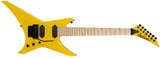 Jackson Guitars - Pro Series Signature Dave Davidson Warrior WR7, touche ébène - Jaune Ferrari