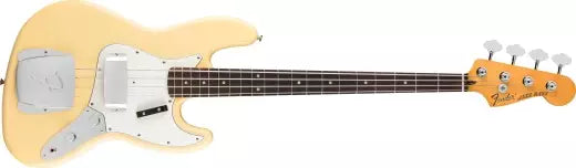 Fender - Laura Lee Jazz Bass Édition Limitée avec Touche en Palissandre - Blanc Vintage