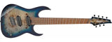 Ibanez - Guitare électrique 7 cordes multi-diapason RG - Cosmic Blue Starburst