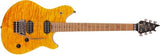 EVH - Wolfgang WG Standard QM, Baked Maple Fingerboard - Transparent Amber