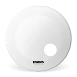 Evans - BD22RGCW - Peau de tambour blanche résonante EQ3 de 22 pouces