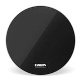 Peau de batterie Evans EQ3 Resonant Black No Port - 20 pouces