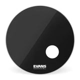 Peau de tambour Evans - BD22RB - EQ3 Resonant Black de 22 pouces