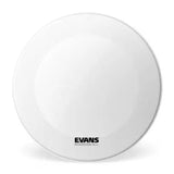 Peau de batterie Evans EQ3 Resonant Coated White No Port - 22 pouces