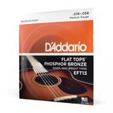 DAddario - EFT13 - Piano résophonique Flat Tops en bronze phosphoreux 16-56