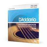 DAddario - EJ16 - Bronze phosphoreux LIGHT 12-53