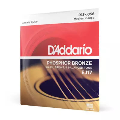 DAddario - EJ17 - Phosphor Bronze MEDIUM 13-56